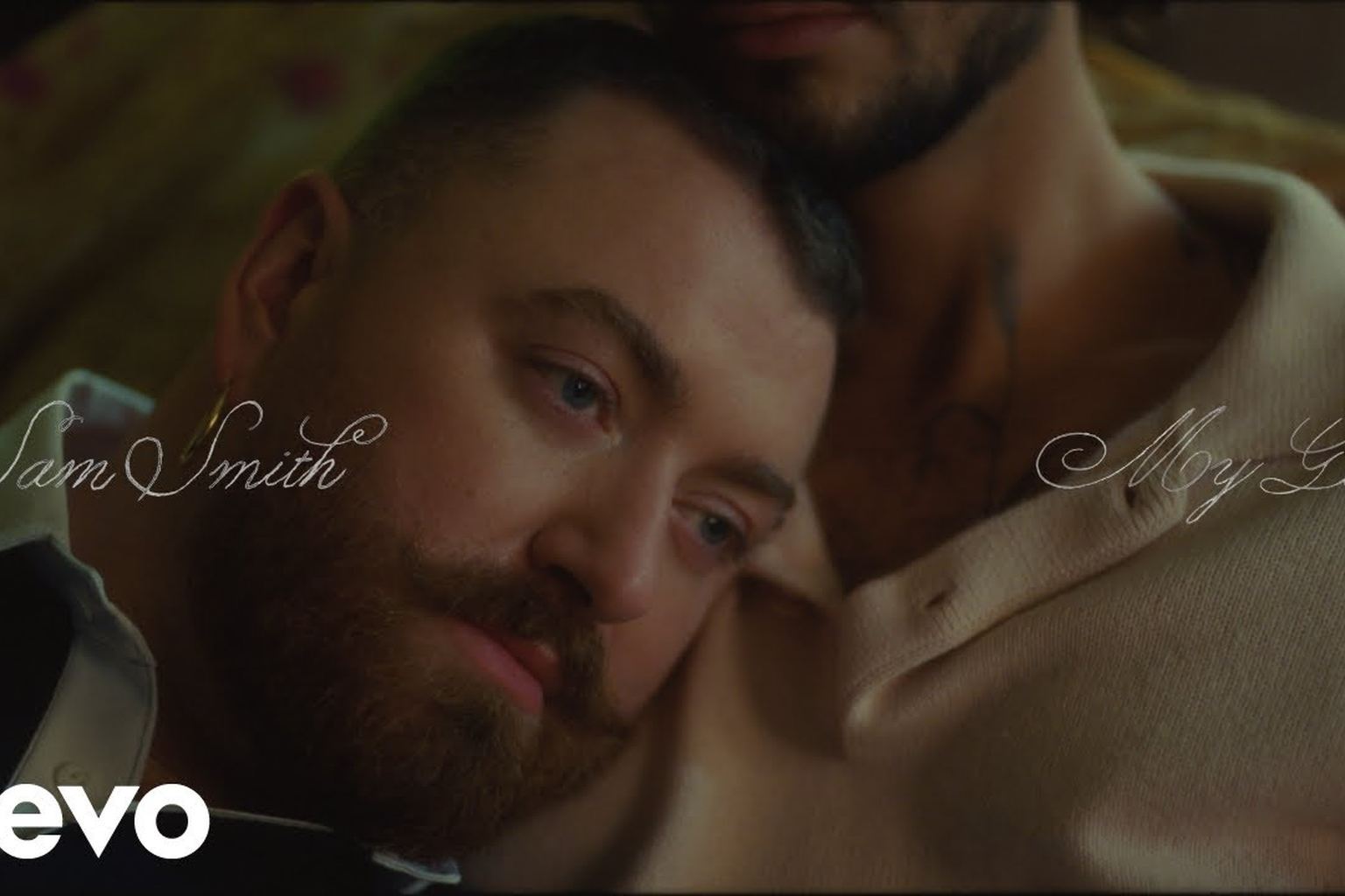 Official still from Sam Smith's My Guy video for the Hazel Eyes album era