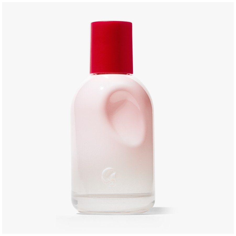 Glossier You perfume bottle on a white product background